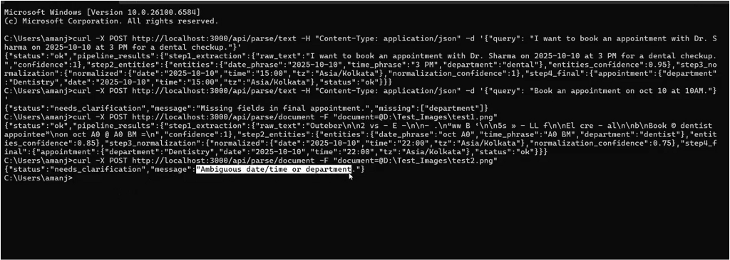 AI Appointment Scheduler Preview